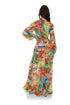 Luli Fama Birds Of Paradise Tie Multi Way Crop Top